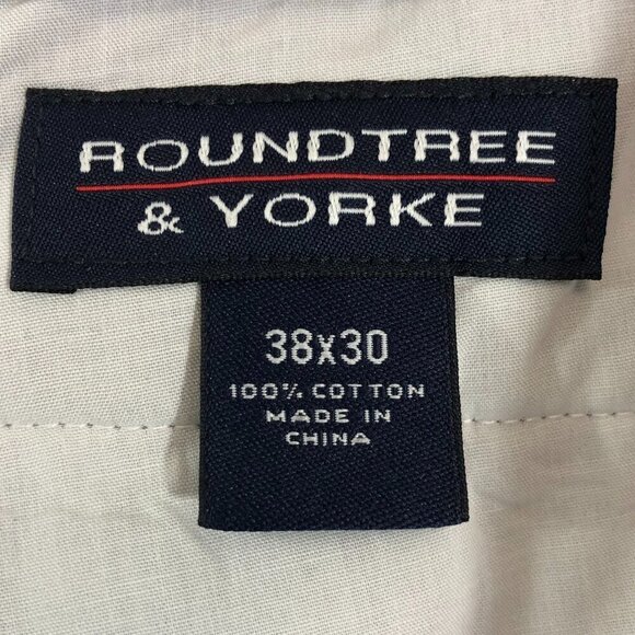 Roundtree & Yorke Tan Khaki Pants Size 38 X 30 - Picture 5 of 5